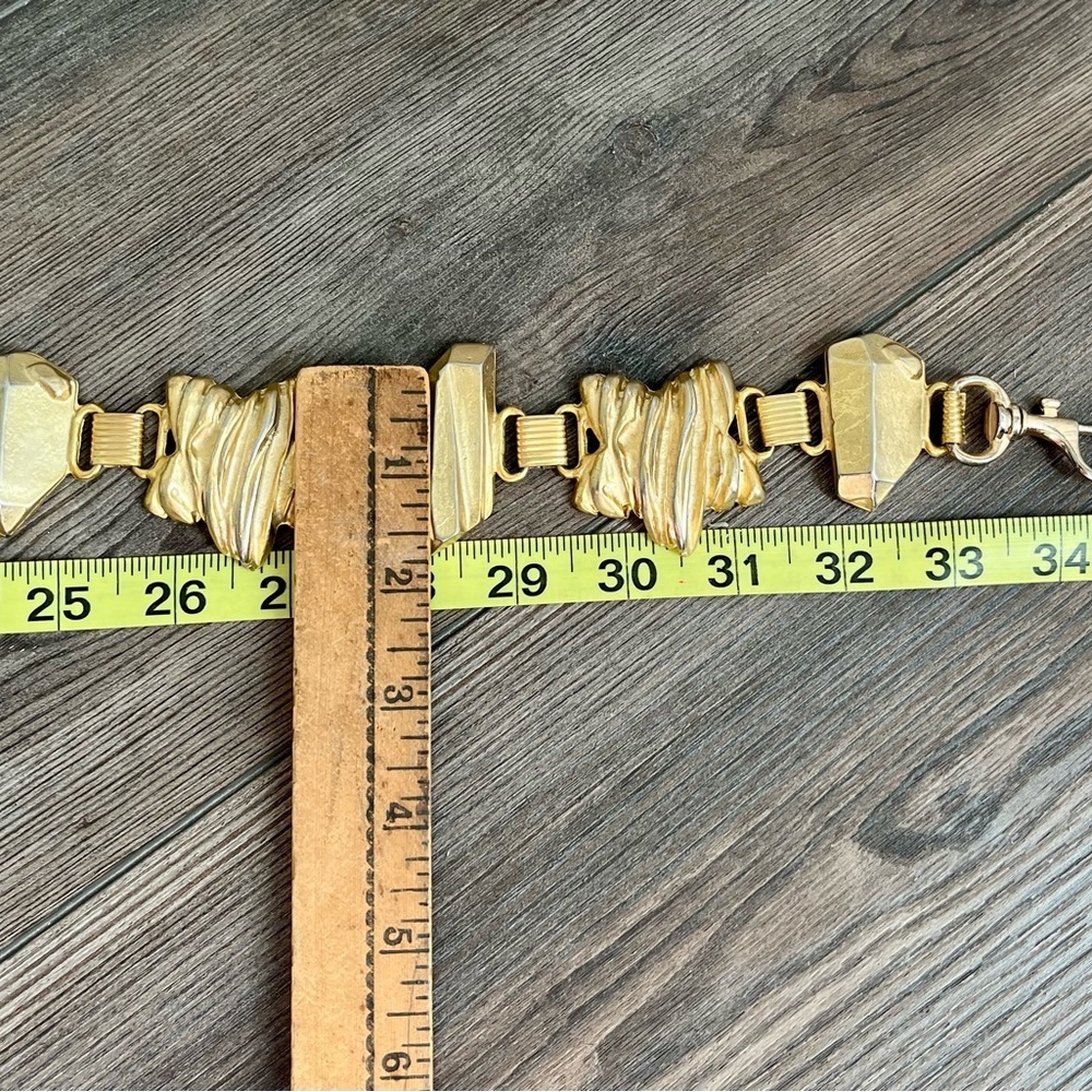 Gold Women's Accessory Belt 33 inches long - Picture 7 of 9